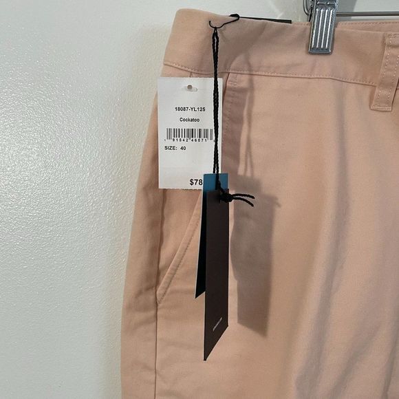 Bonobos Chino Shorts Cockatoo Blush Pink 7" Men's Size 40 NWT - Picture 4 of 13